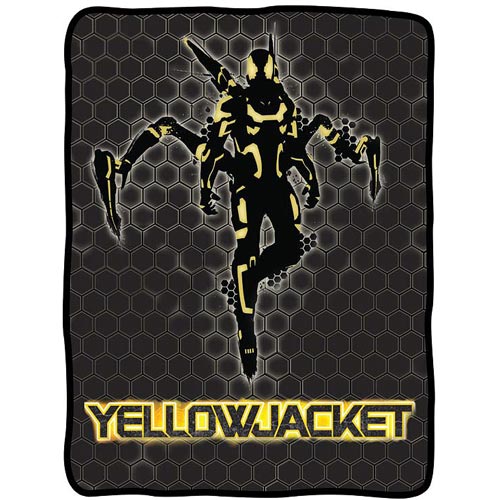 Ant-Man Yellowjacket Silhouette Fleece Throw Blanket